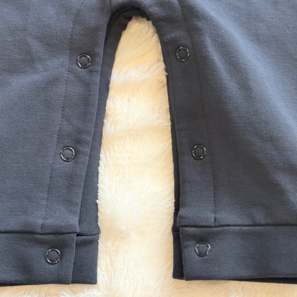 NICHOLAS Navy and Red Plaid Vest over Romper. SUPER CUTE 12mo. - Picture 4 of 5